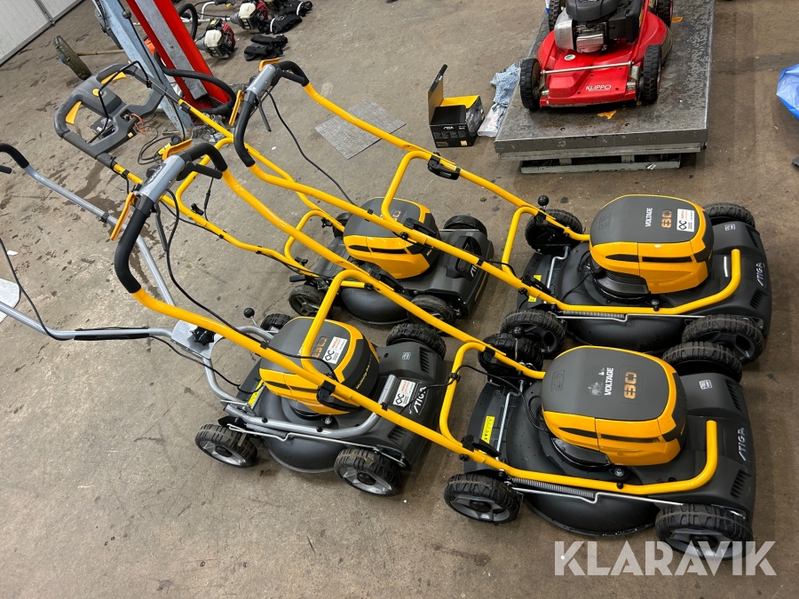 Gräsklippare Stiga Multiclip 50 S AE 4 st batteri