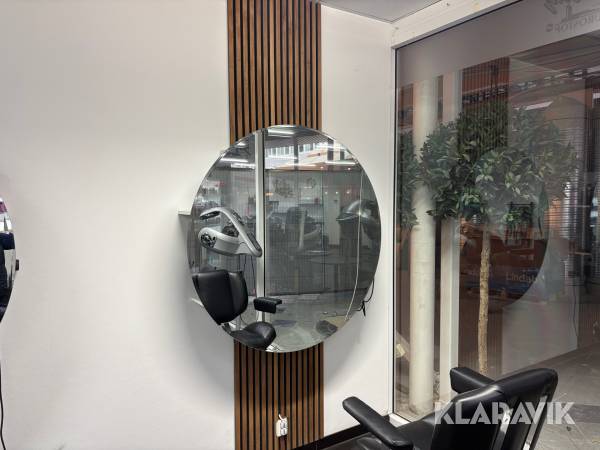 Spegel  med hylla och akustikpanel