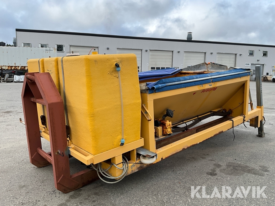 Sandspridare Friggeråkers C-5 på lastväxlarram