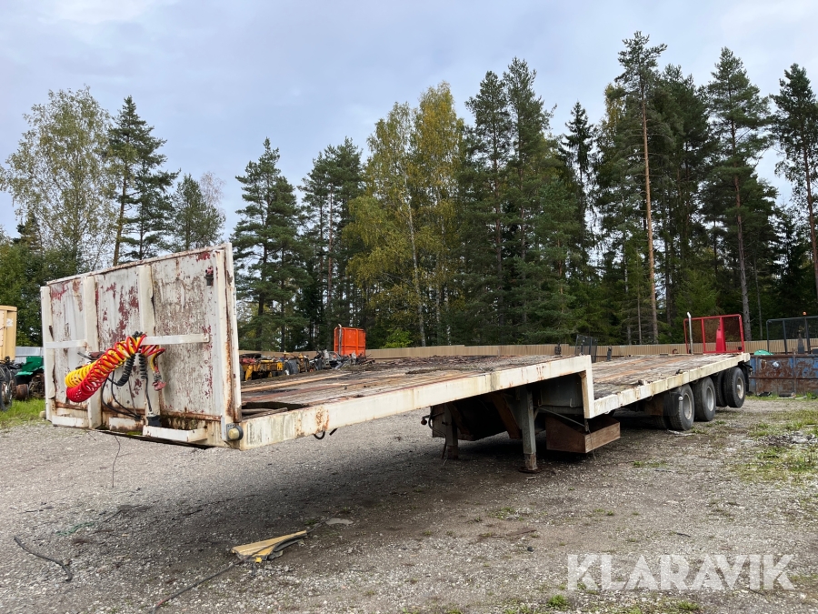 Trailer   3-axlad oregistrerad