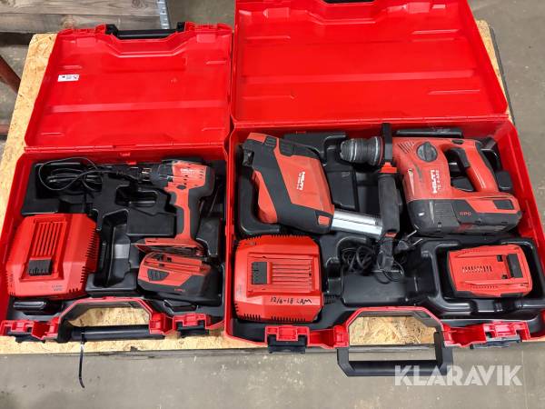 Borrhammare 1 st, Mutterdragare 1 st Hilti TE 4A22 DRS / SIW 6ATA22 01