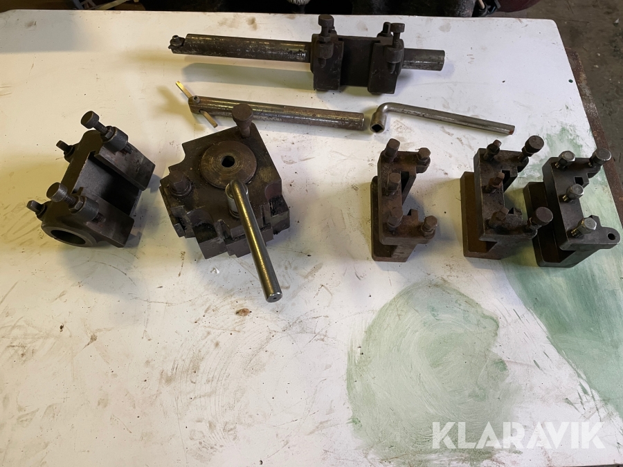 Svarvstålsfäste med sidohållare Malcus N3