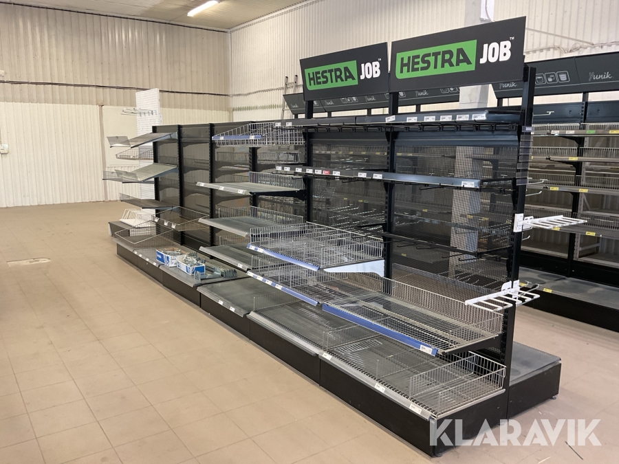 Butiksinredning 6 sektioner tvåsidig