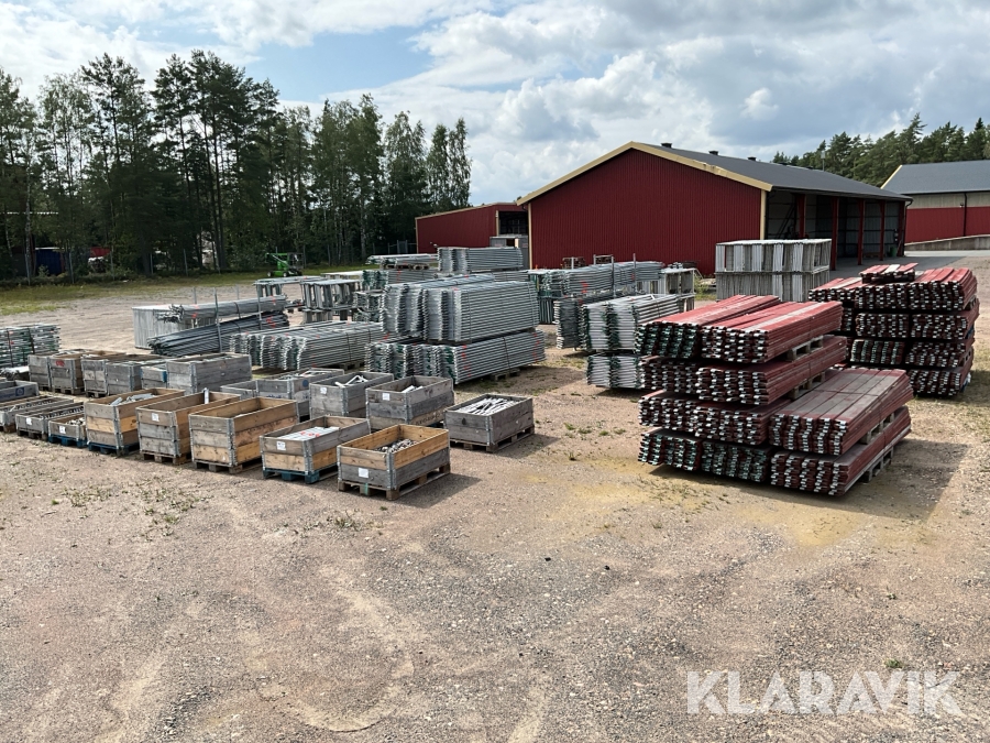 Byggställning stort parti Layher Stål och aluminium