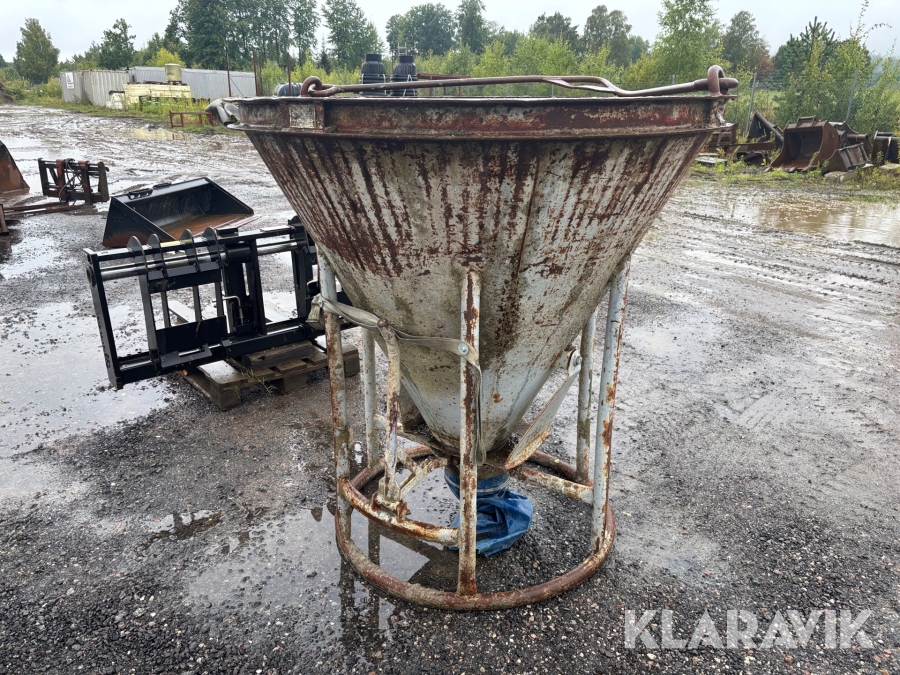 Betongbasker ca 800L