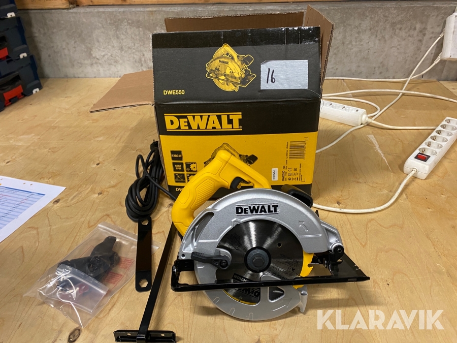 Cirkelsåg Dewalt DWE550 (Ny)