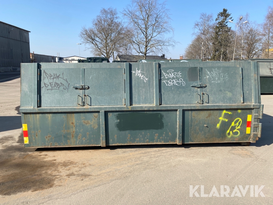 Liten Lastväxlare Container 10 m3