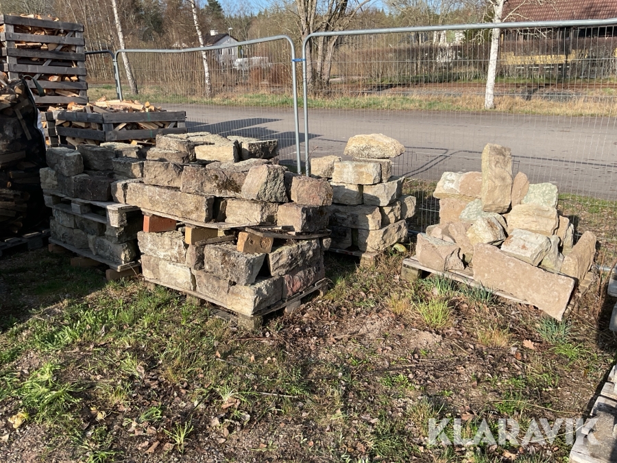 Parti med kantsten Ölandssten