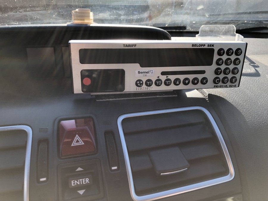 Taxiutrustning Pris () Taxiutrustning Pris