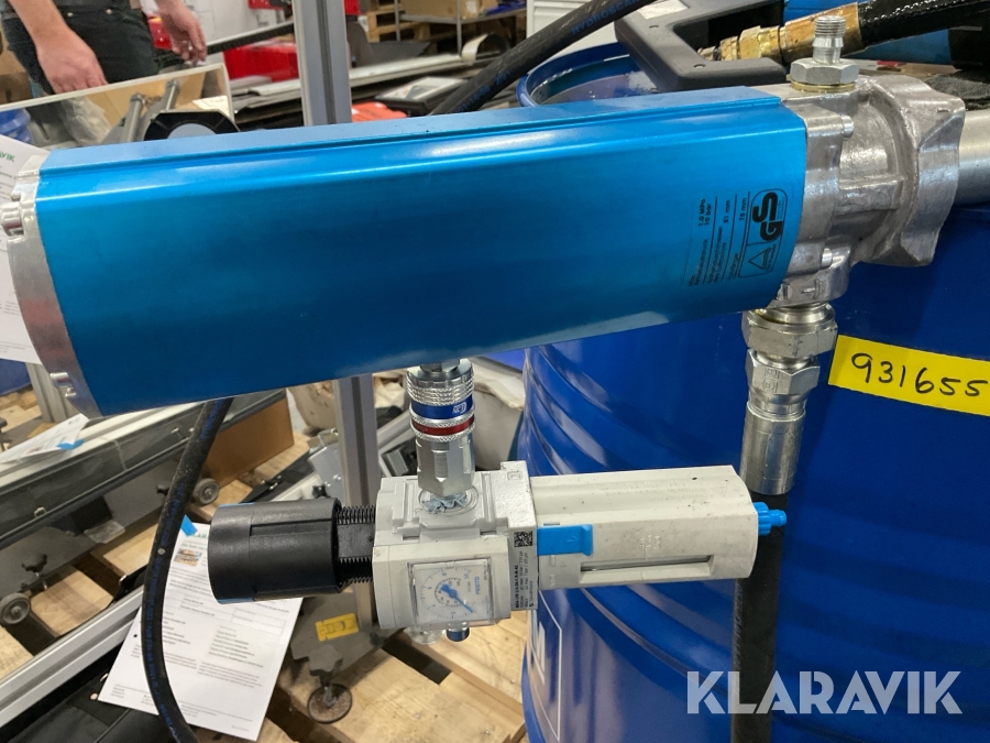 Tryckluftsdriven oljepump Orion