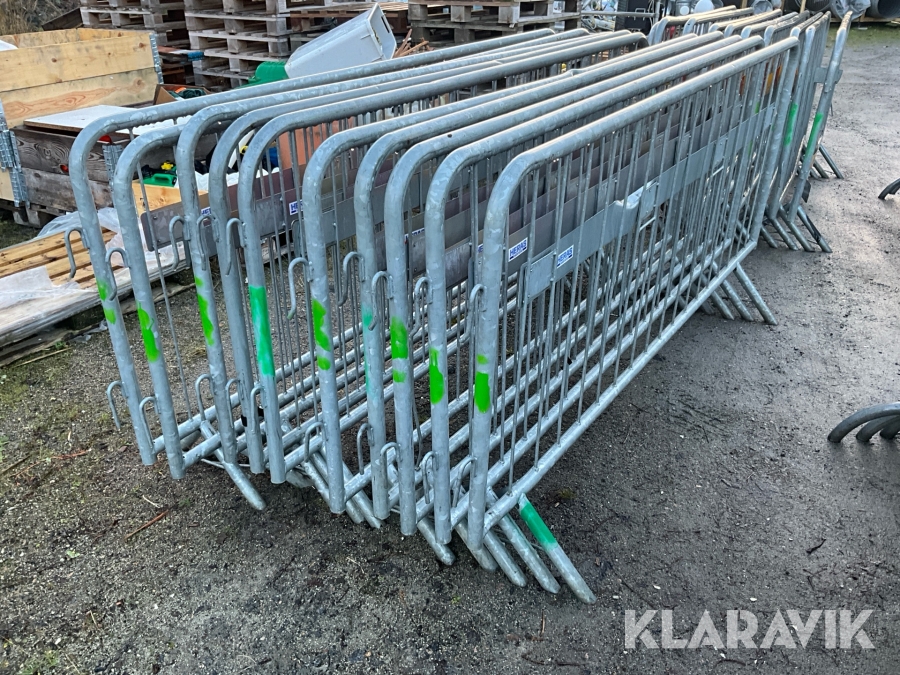 Kravallstaket Heras 10 st