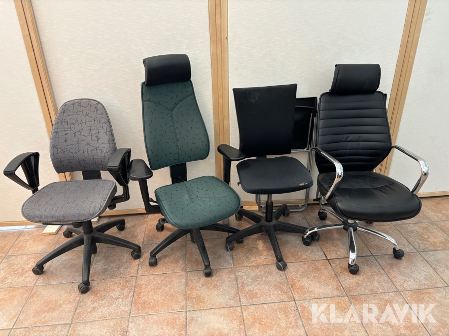 Kontorsstolar 4st
