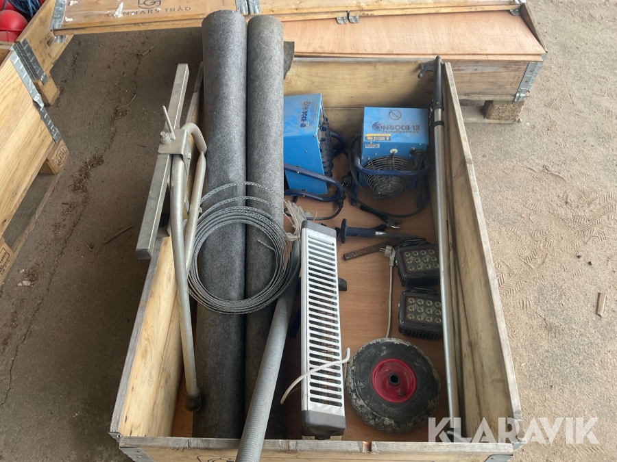 Blandpall värme, belysning