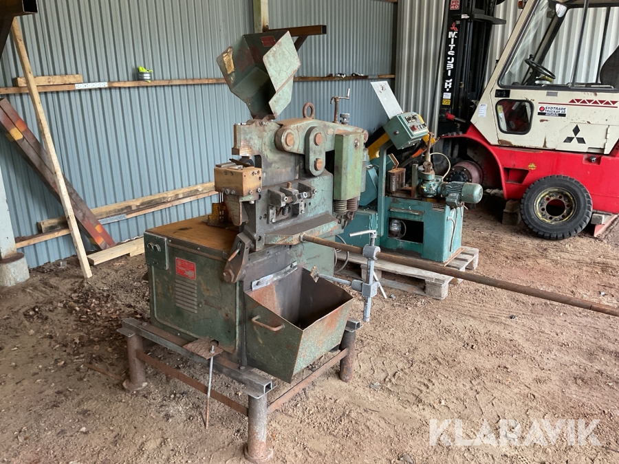 Hydraulisk plattjärnsklipp BR Wikströms Mek Verkstad BW 300