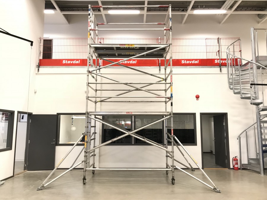 Aluminium Rullställning 6 m