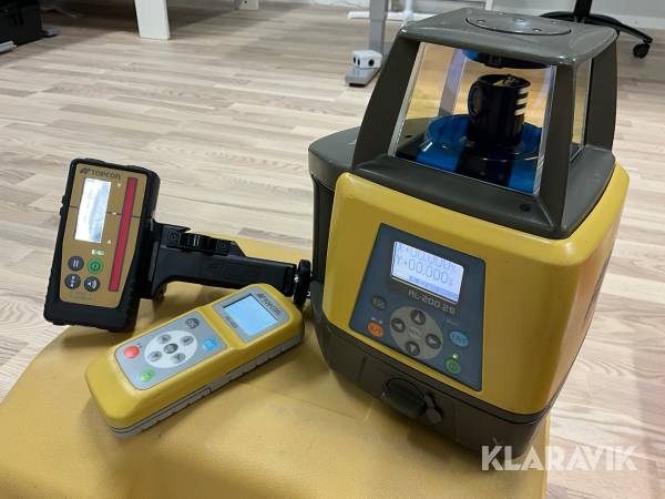 Tvåfallslaser Topcon RL-200 2S kalibrerad