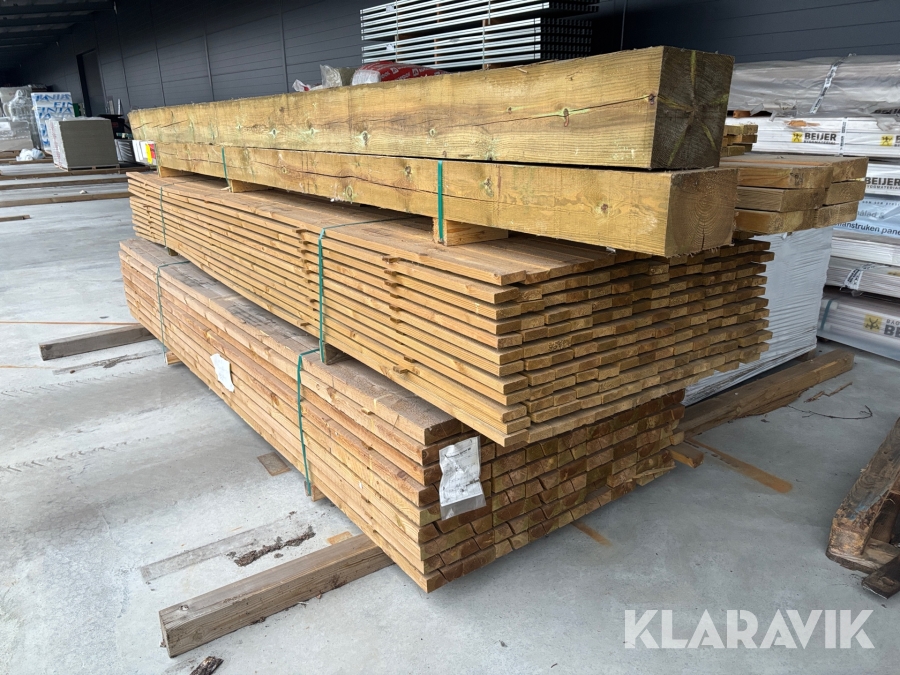 Diverse virke - Tryckimpregnerat