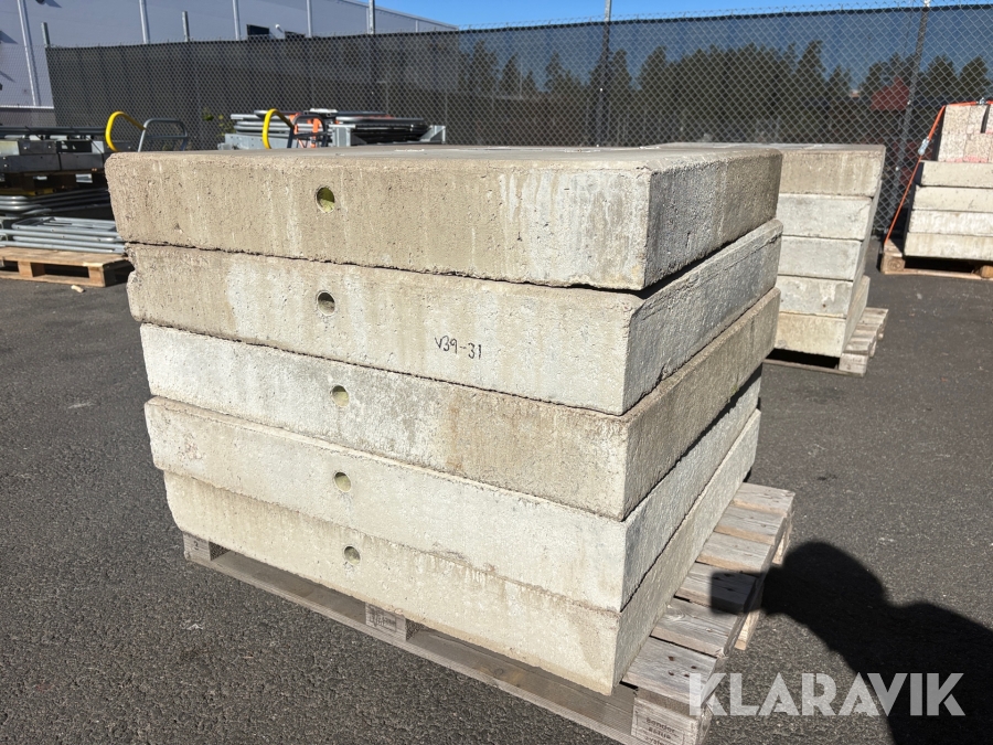 Betongfundament 5 st