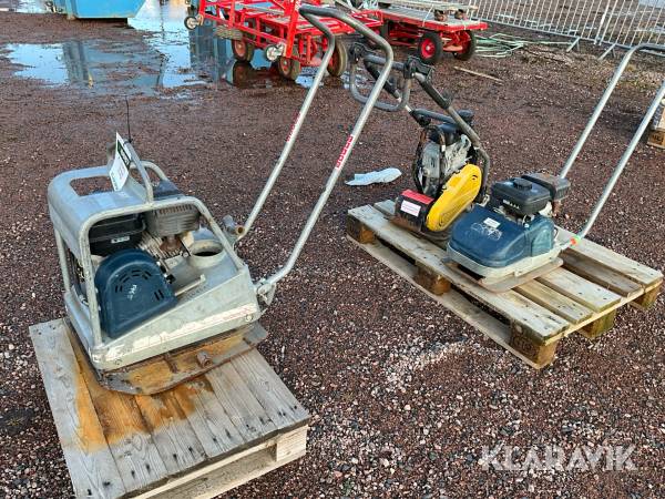 Markvibrator 3st Swepac, Atlas Copco F70A, F50, LF50