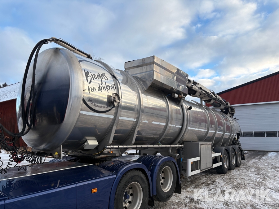 Gödseltrailer i rostfritt VM-tarm