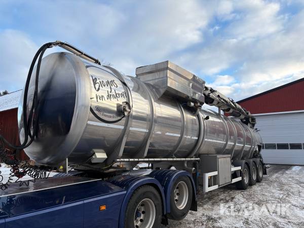 Gödseltrailer i rostfritt VM-tarm