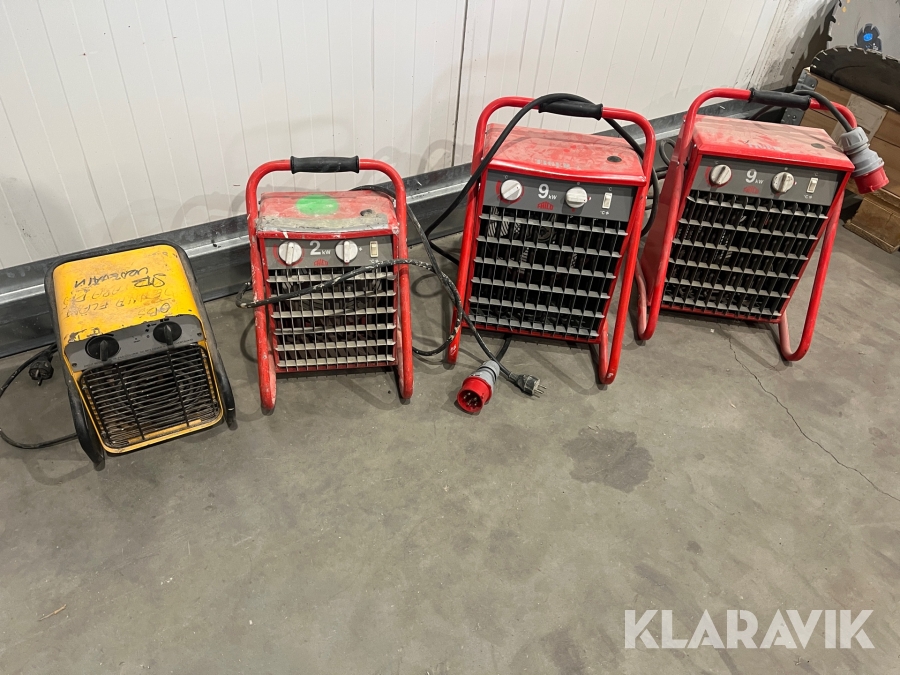 Värmefläktar Tiger & Igloo 4st