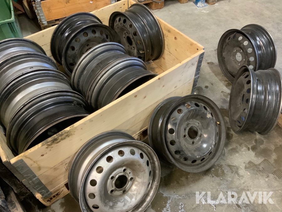 Plåtfälgar 12st till Renault Traffic 16tum