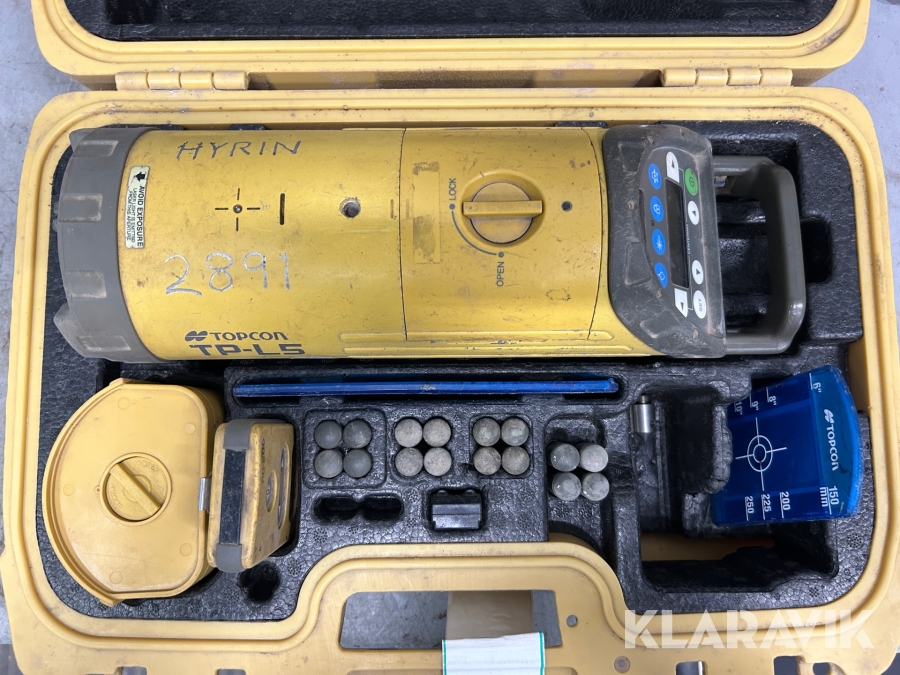 Rörlaser Topcon TP-L5 / RC-200 LS