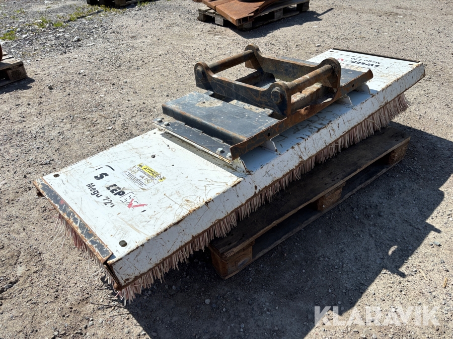 Sopborste Sweepex Mega 720 1,85 m gaffelfäste/S45