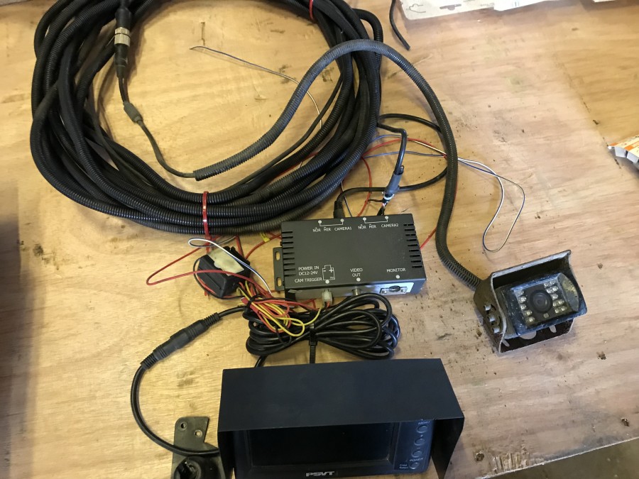 Backkamera med monitor