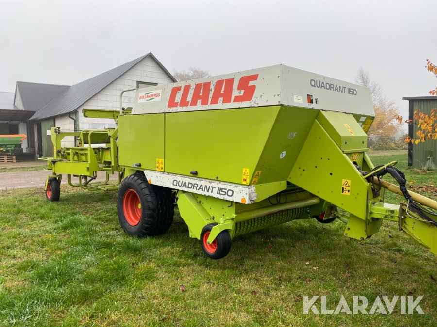 Balpress med balstaplare Claas Quadrant 1150 