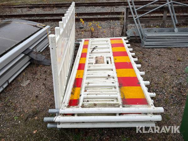 Plaststaket Wemas med fot 6 st