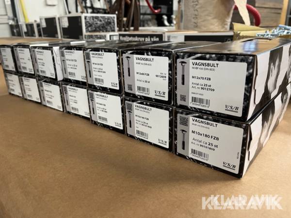 Vagnsbult Västsvensk Byggskruv 800st