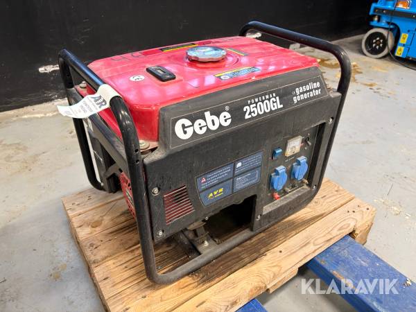 Elverk Gebe 2500GL