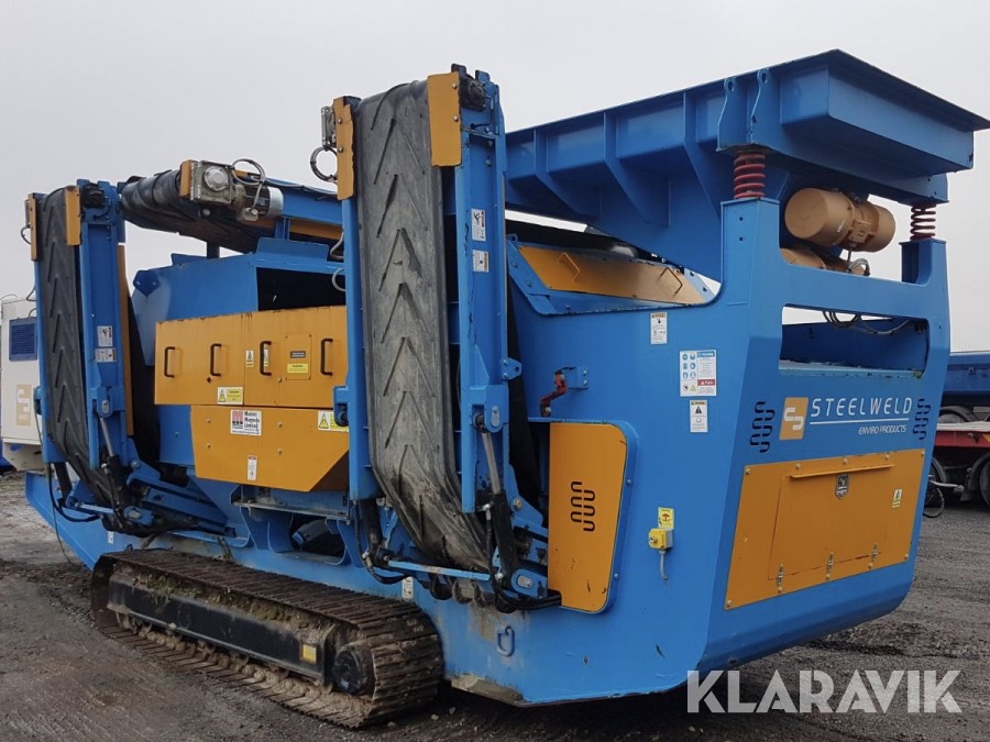 Virvelströmsseparator sorteringverk Steelweld Eddy Current Separator Strobe EC S 1500