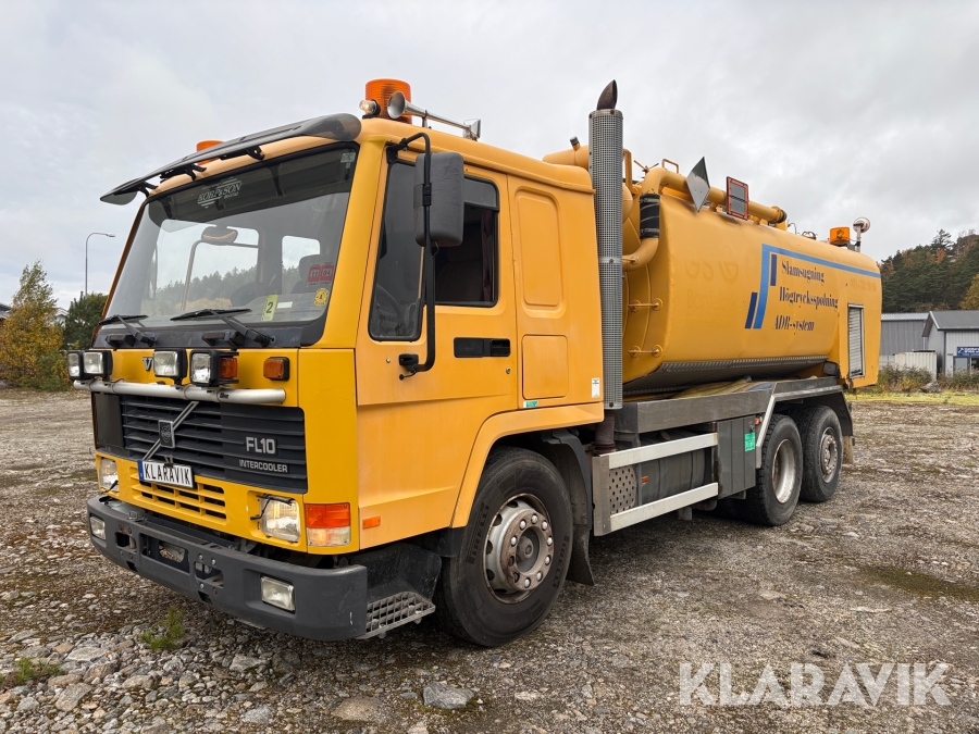 Slamsugarbil Volvo FL10 6x2