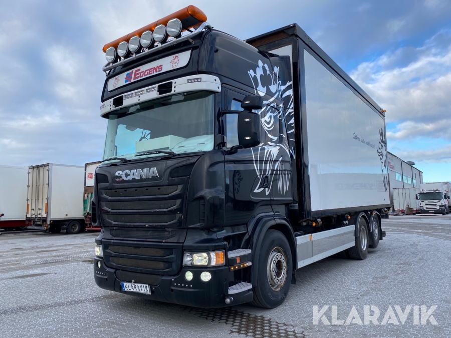 Flexobil Scania R480 med flisskåp