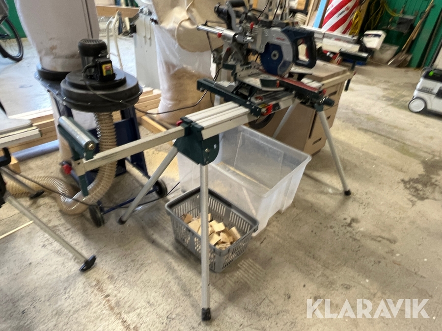 Kap och gersåg Bosch GCM8 SDE med ställning