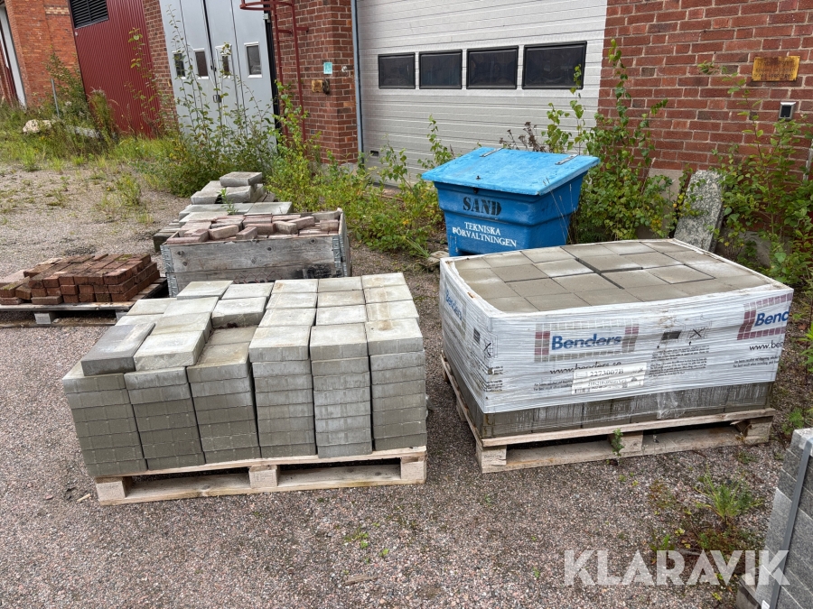 Marksten 21 x 21 cm 2 st pall