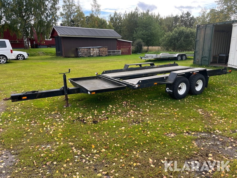 Maskintrailer Dalums Mekaniska 7ton tippbar
