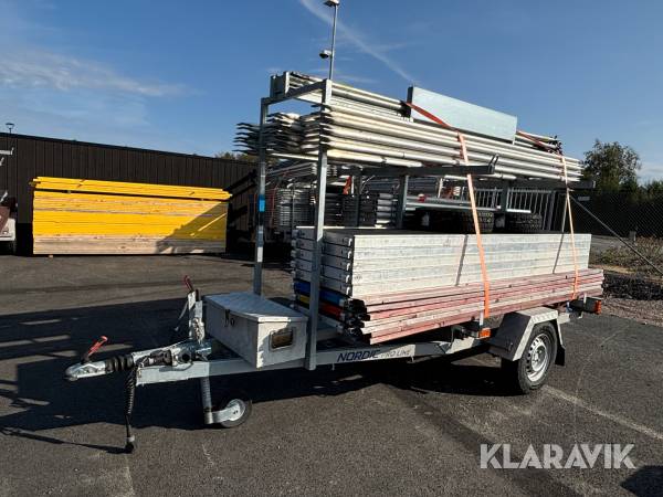 Ställningsvagn NORDIC CARTRAILER 1300