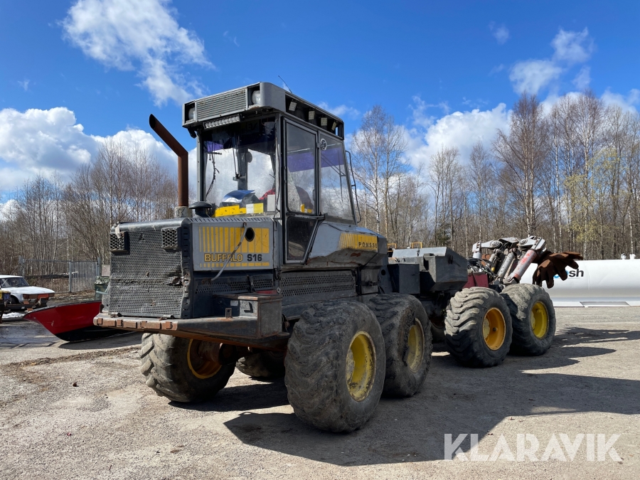 Markberedare Ponsse Buffalo S16 BU med kortat chassie