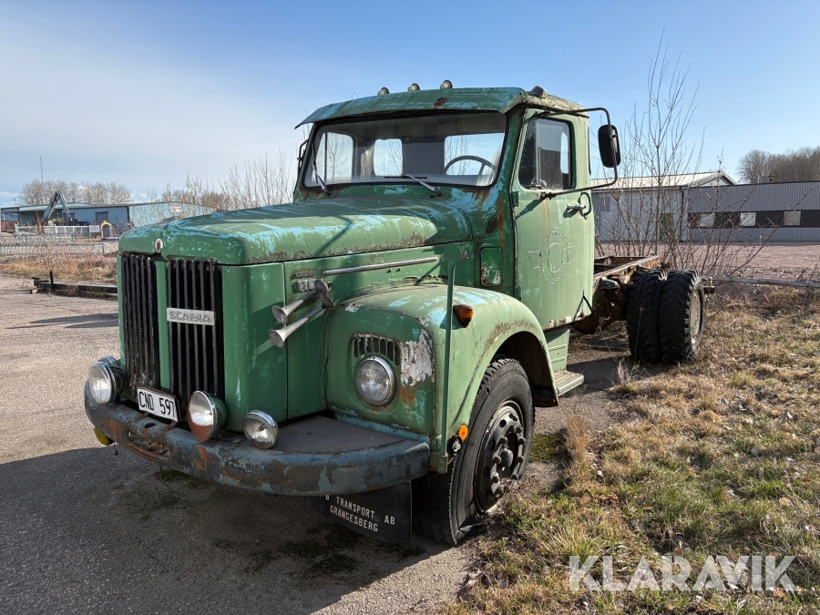 Veteranlastbil Scania 110 klass 1 registrerad