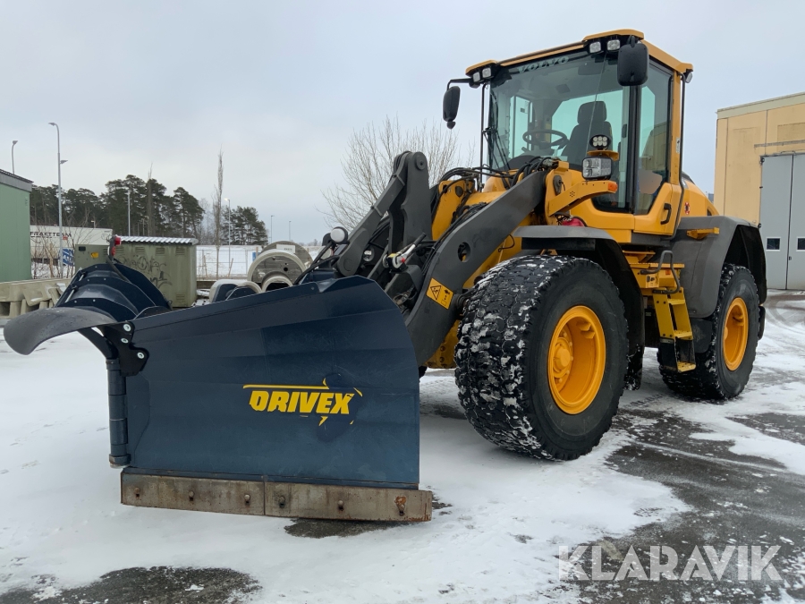 Hjullastare Volvo L60H med Drivex vikplog