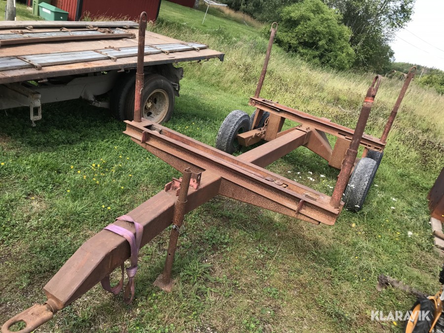 Timmervagn med vajerspel