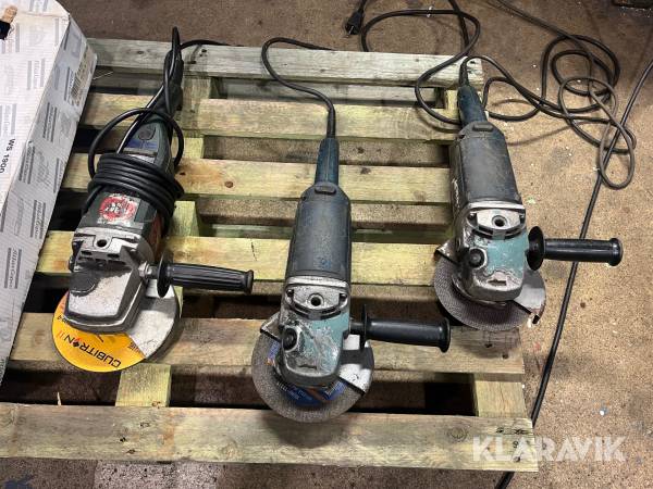 Vinkelslip Bosch Och Metabo GWS 19-180 3 st