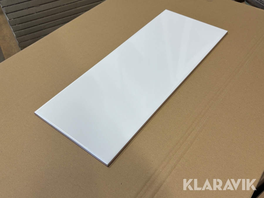 Kakel vit blank 20x50, 35m2