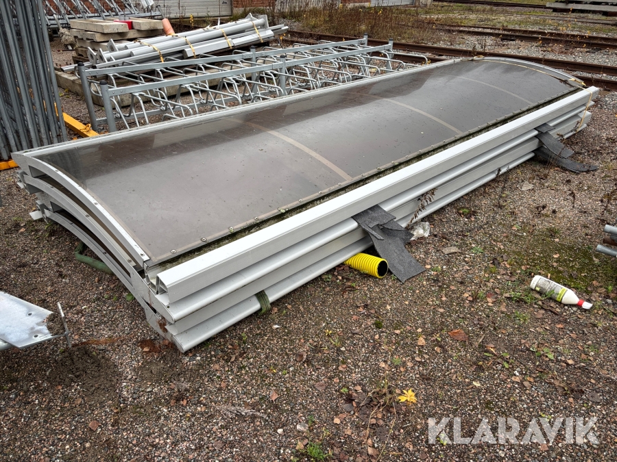 Skärmtak Tejbrant 4 st sektioner