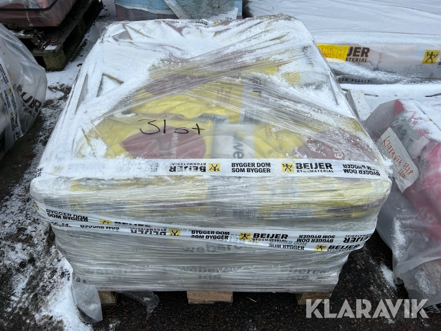 Hydraulisk kalkgrundning Weber 31 st