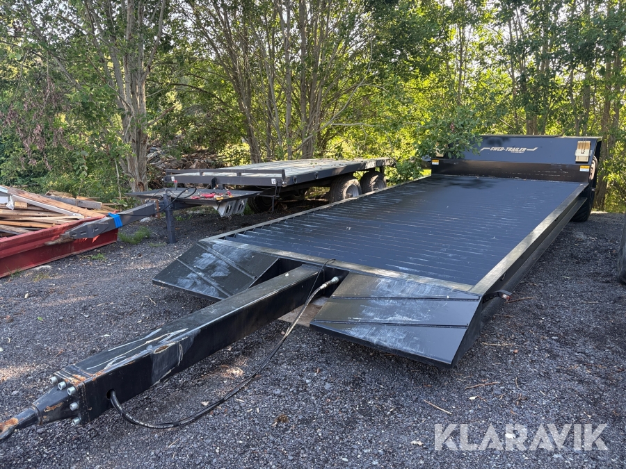 Maskintrailer Swed-Trailer 8 ton